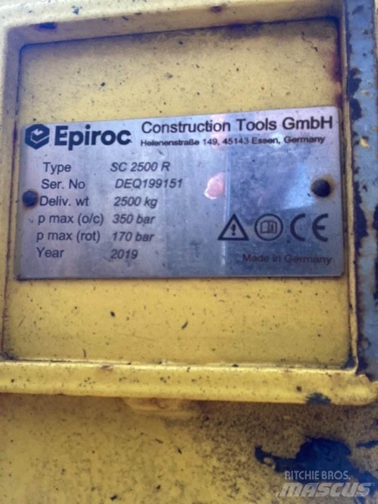 Epiroc SC2500 قطاعات
