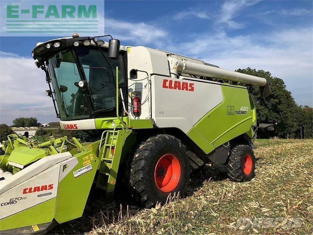CLAAS tucano 420 حصادات