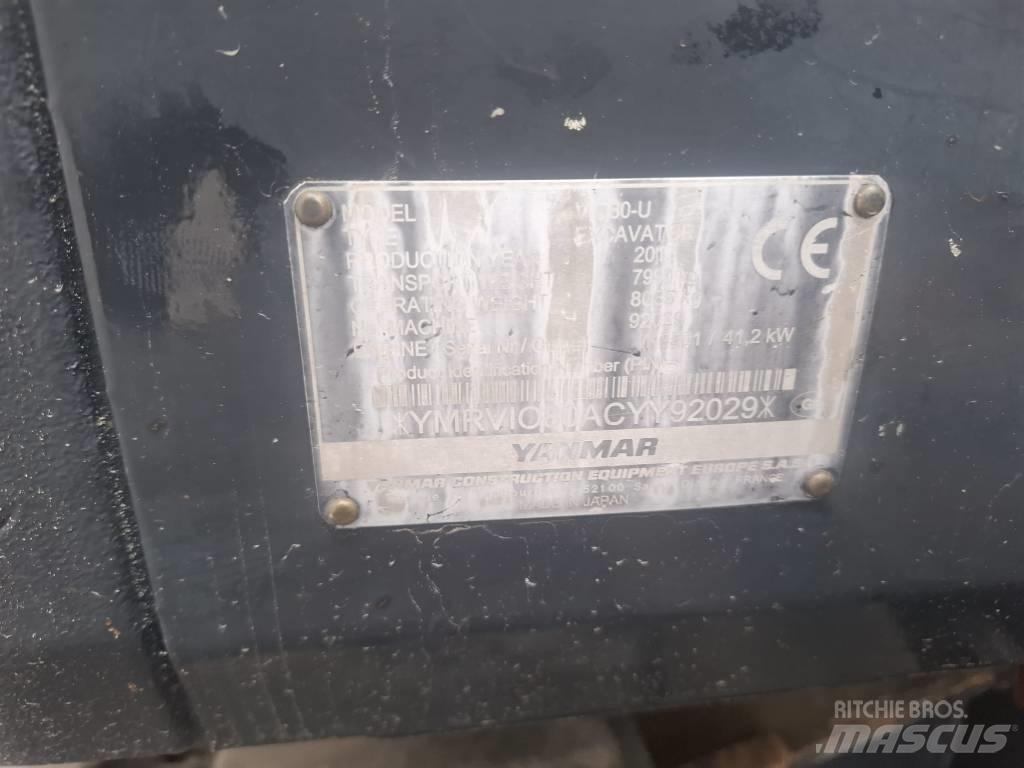 Yanmar Vio 80 U حفارات وسط 7 طن - 12 طن