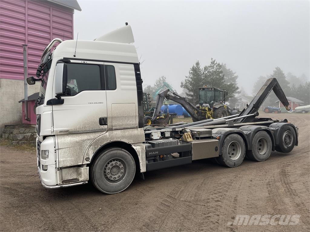 MAN TGX 35.580 شاحنات الرافعات الخطافية