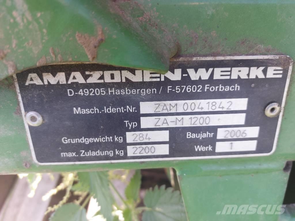 Amazone zam 1200 معدات فرد المواد المعدنية