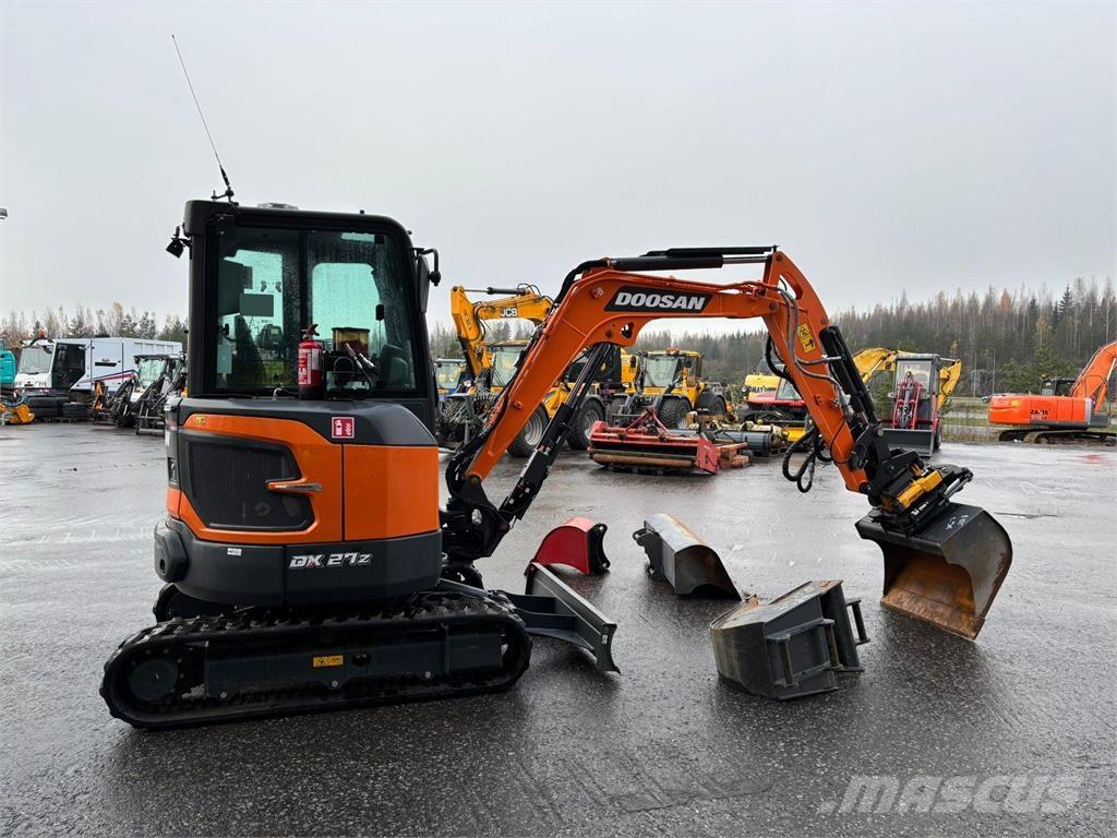 Doosan DX27Z-7 حفارات صغيرة أقل من 7 طن (حفارات صغيرة)