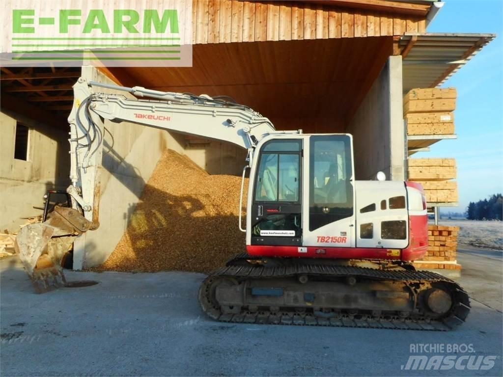 Takeuchi tb2150r حفارات بعجل