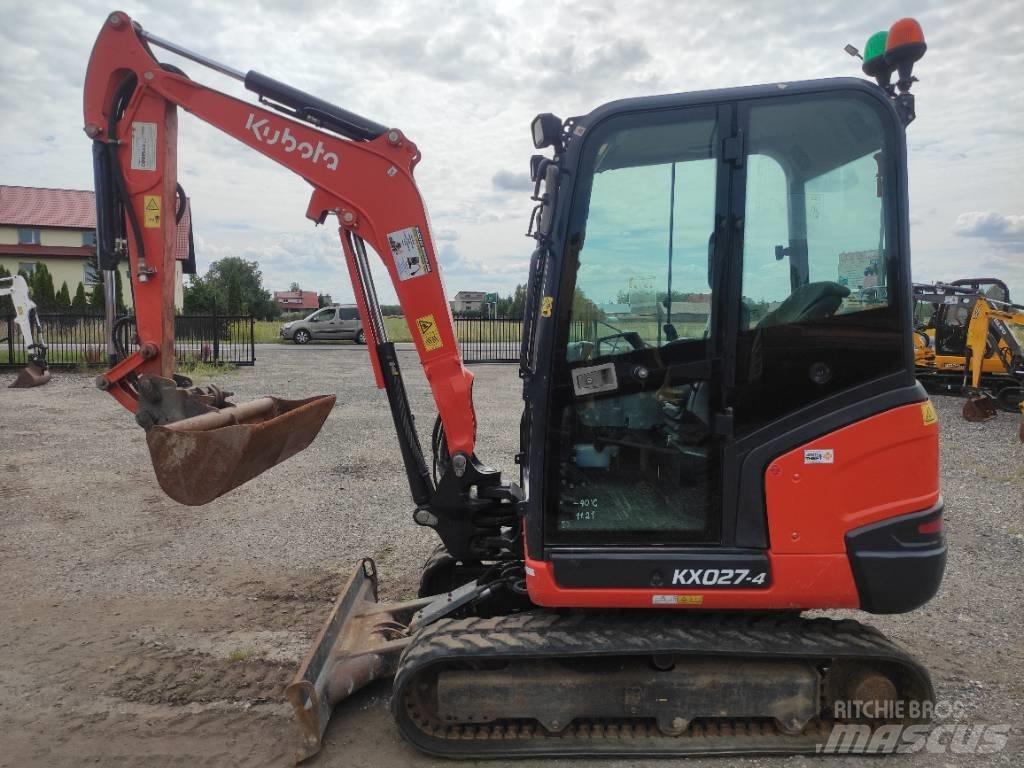 Kubota KX 027-4 حفارات صغيرة أقل من 7 طن (حفارات صغيرة)