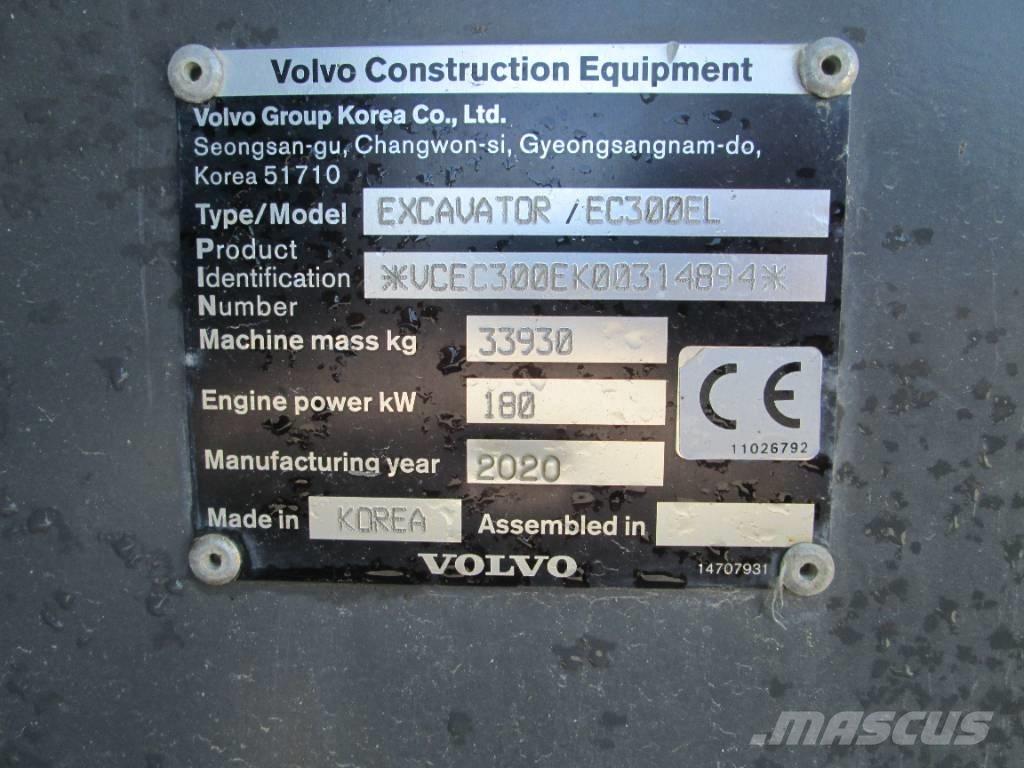 Volvo EC 300 EL حفارات زحافة