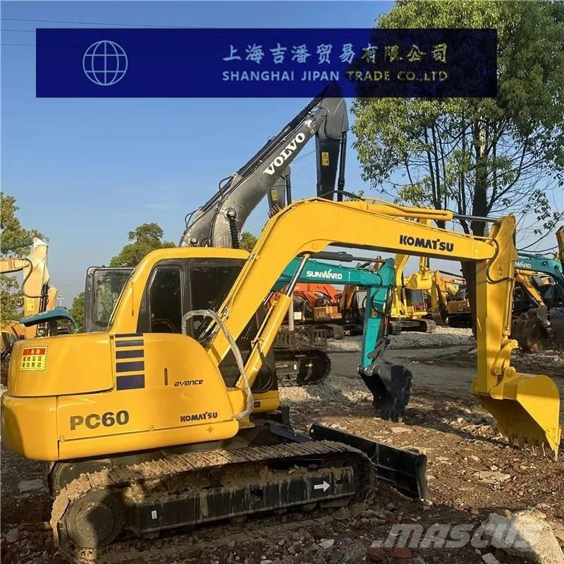 Komatsu PC 60-7 حفارات زحافة