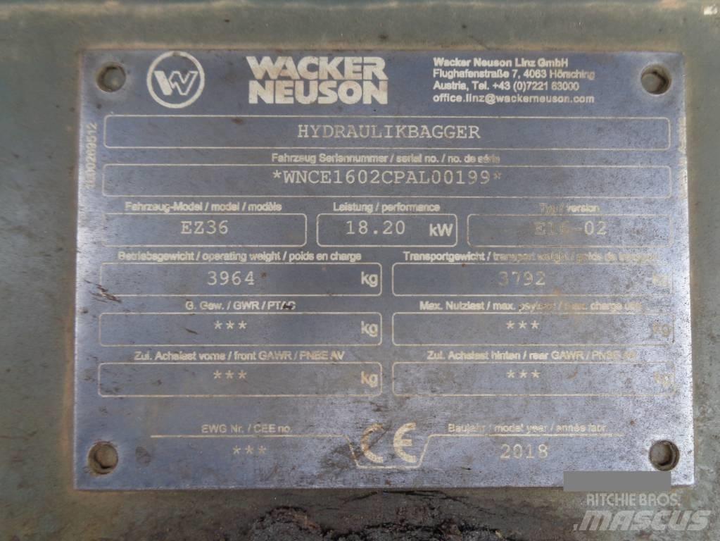 Wacker Neuson EZ36 حفارات زحافة