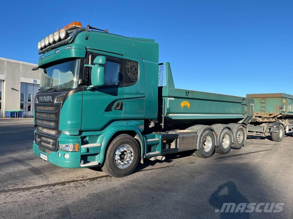 Scania R580 8x4 شاحنات قلابة