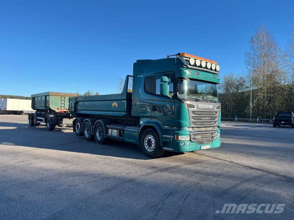 Scania R580 8x4 شاحنات قلابة