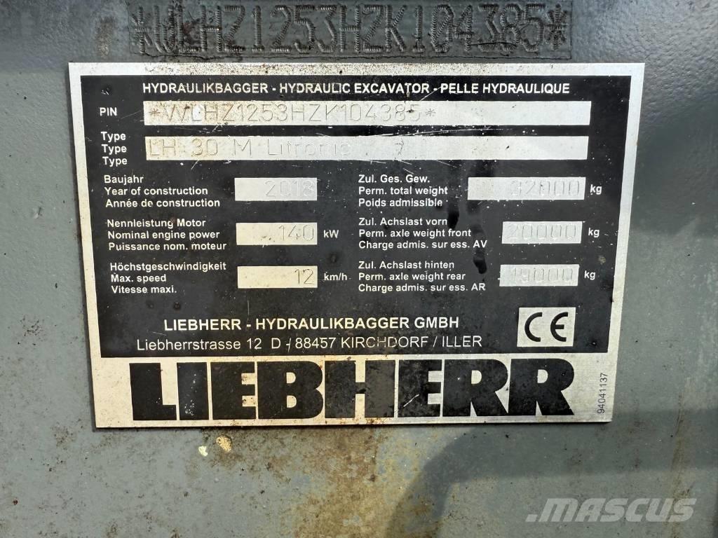 Liebherr LH 30 M مناولات المخلفات / مناولات صناعية