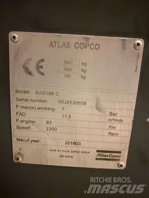 Atlas Copco XAS 186 مكابس