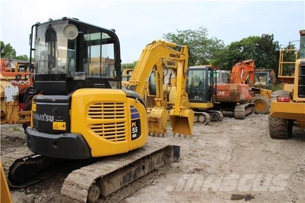 Komatsu PC 55 MR حفارات صغيرة أقل من 7 طن (حفارات صغيرة)