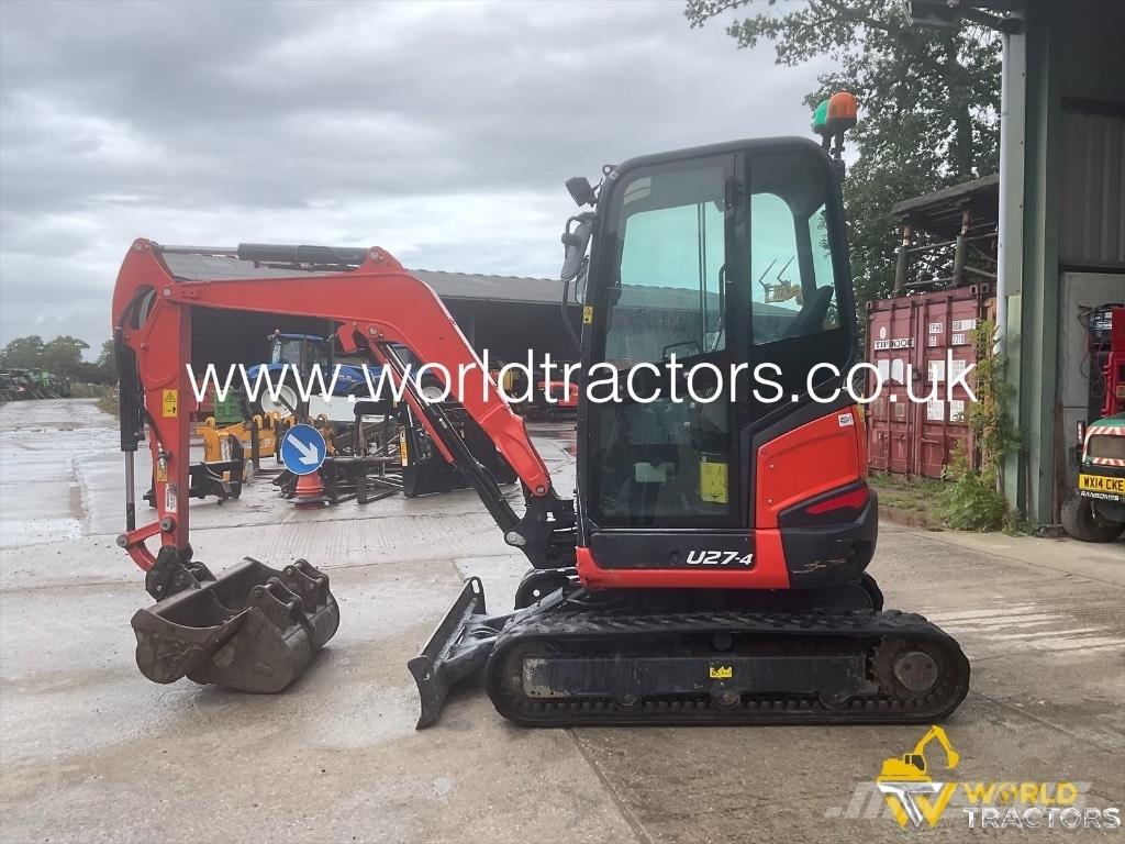Kubota U 27-4 حفارات صغيرة أقل من 7 طن (حفارات صغيرة)