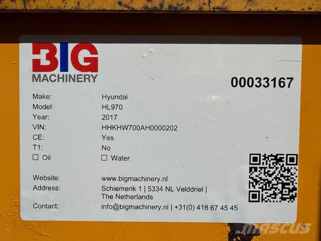 Hyundai HL970 لوادر بعجل