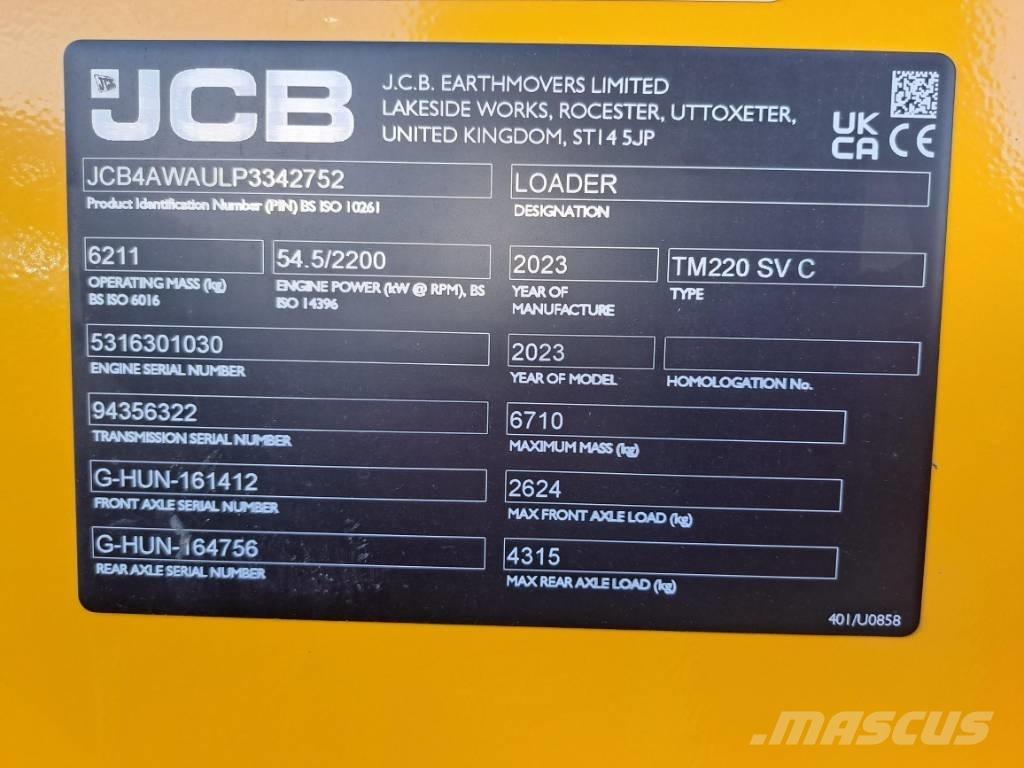 JCB TM 220 SV لوادر بعجل