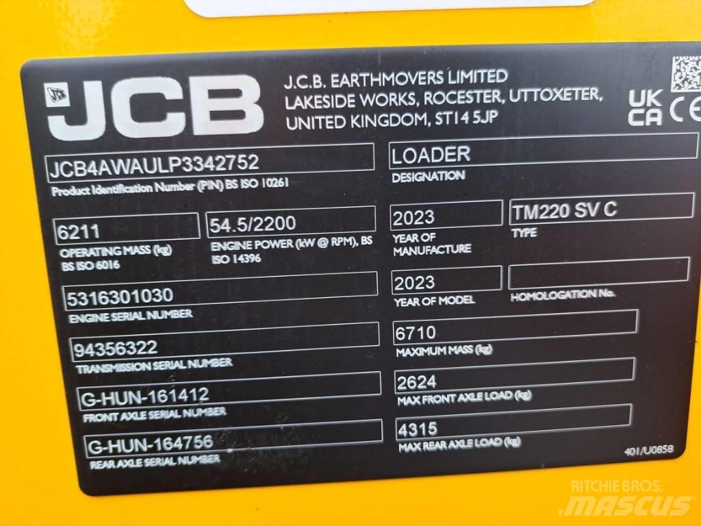 JCB TM 220 SV لوادر بعجل