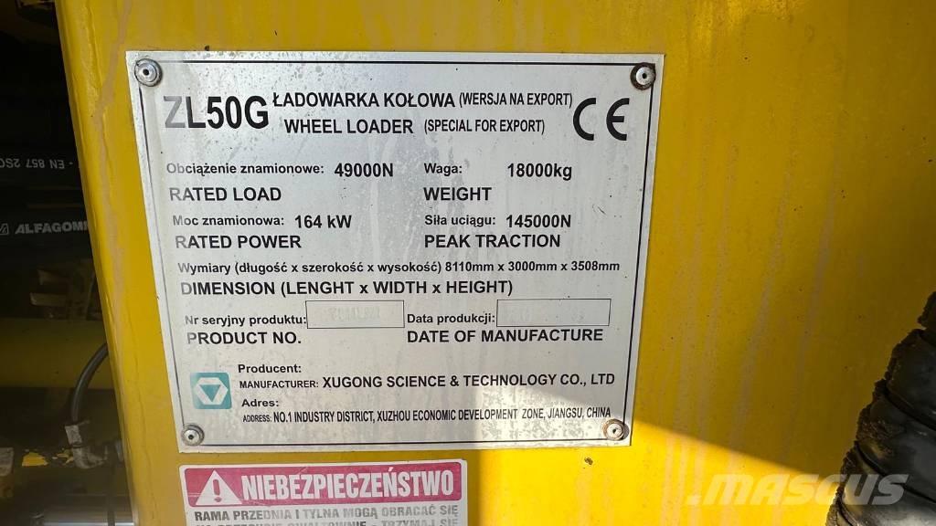 XCMG ZL 50 G لوادر بعجل