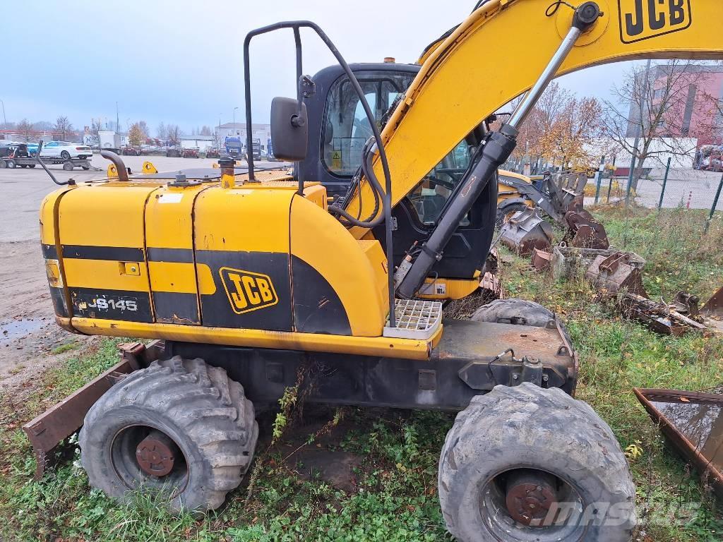 JCB JS 145 W حفارات بعجل