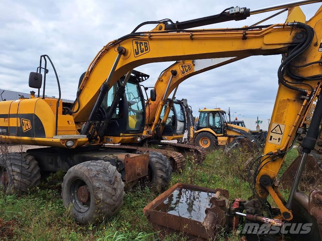 JCB JS 145 W حفارات بعجل