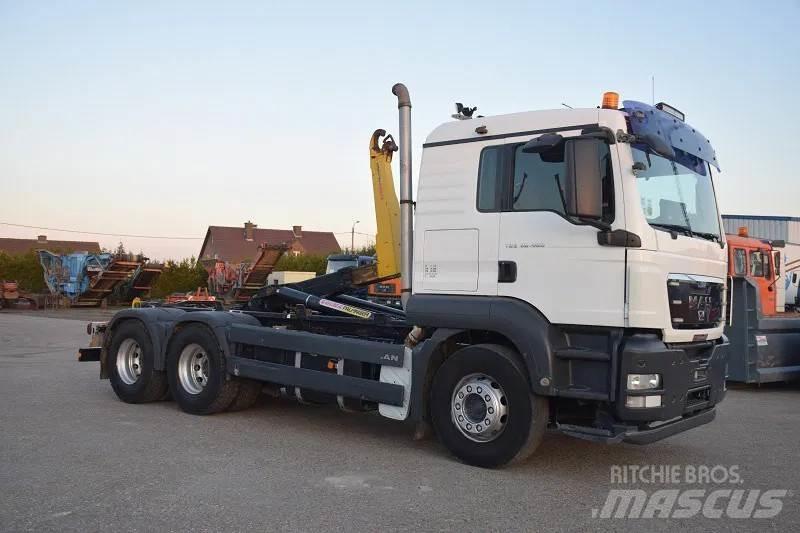 MAN TGS 26.400 شاحنات الرافعات الخطافية