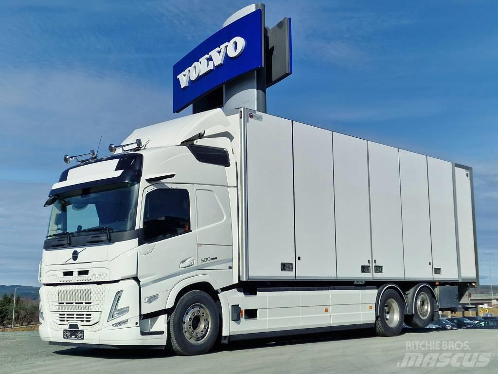 Volvo FM500 6x2 شاحنات ذات هيكل صندوقي