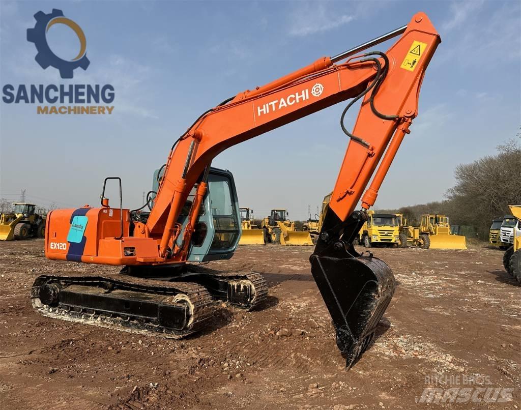 Hitachi EX 120 حفارات زحافة