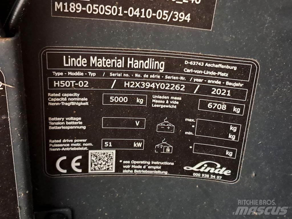 Linde H50T-02 شاحنات LPG