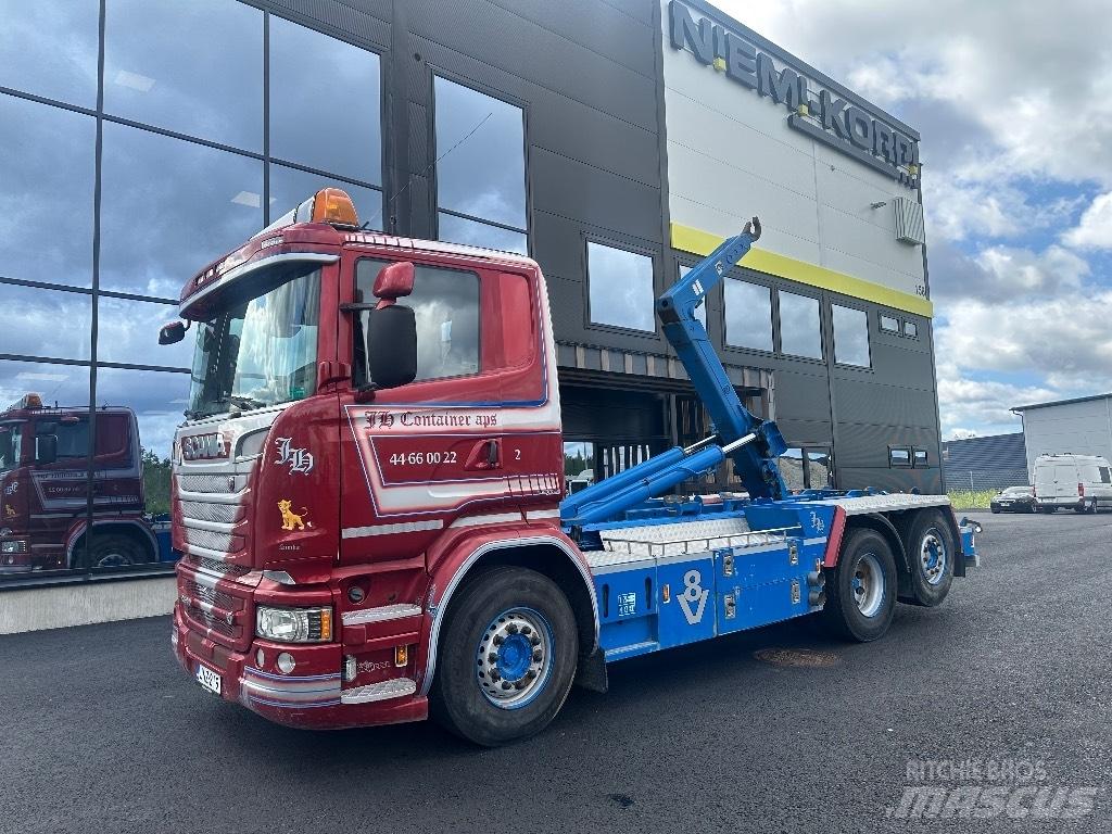 Scania R580 6x2*4 شاحنات الرافعات الخطافية