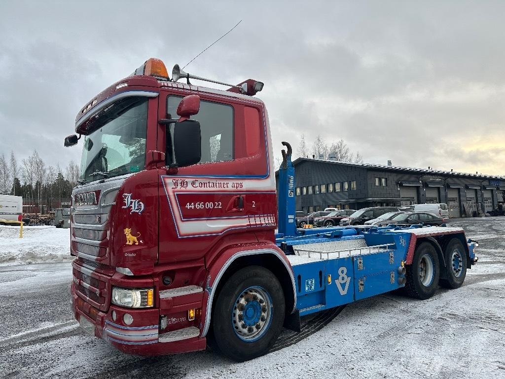 Scania R580 6x2*4 شاحنات الرافعات الخطافية