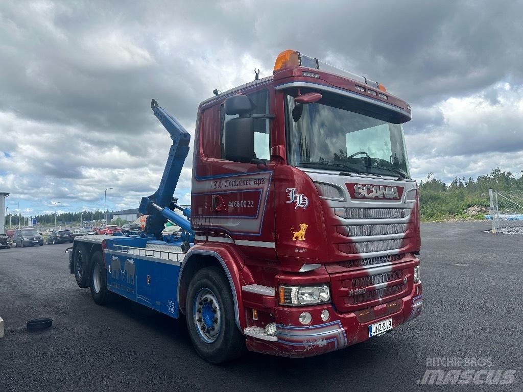 Scania R580 6x2*4 شاحنات الرافعات الخطافية
