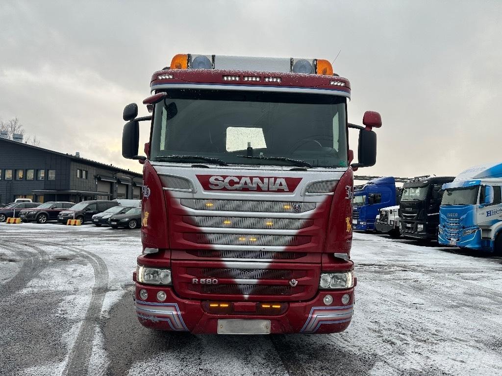 Scania R580 6x2*4 شاحنات الرافعات الخطافية