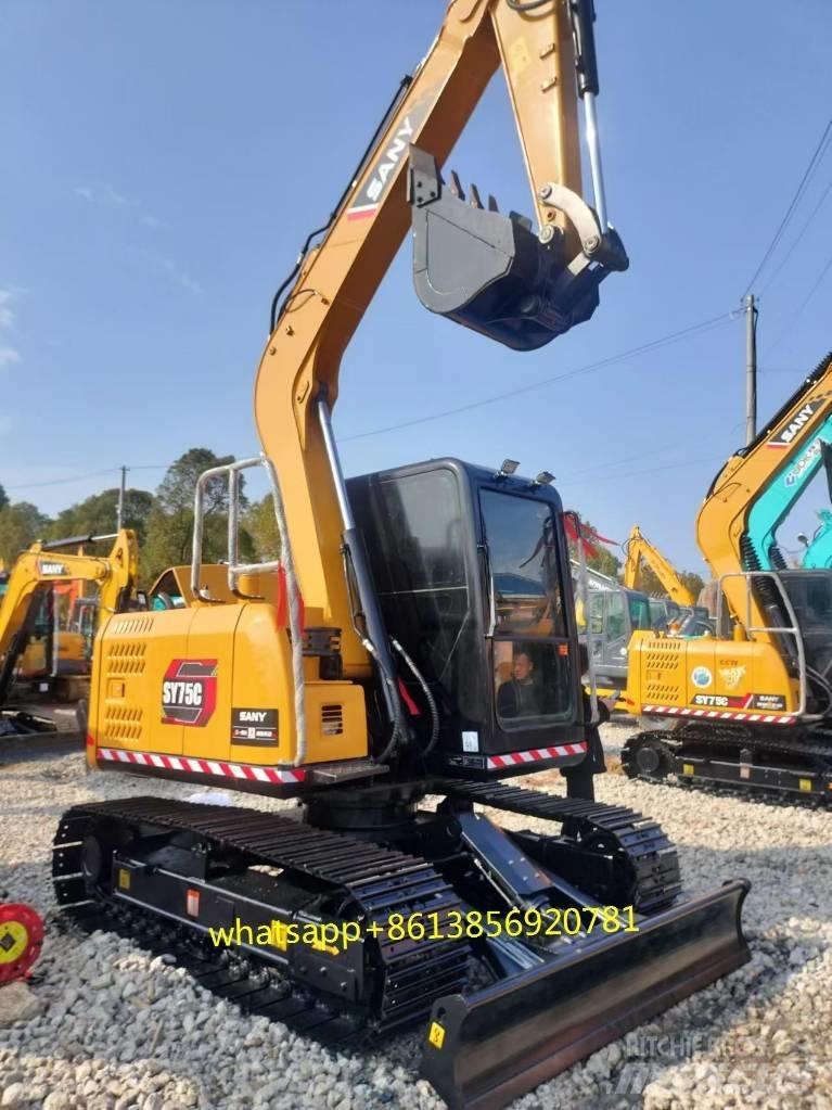 Sany SY 75 C pro حفارات صغيرة أقل من 7 طن (حفارات صغيرة)