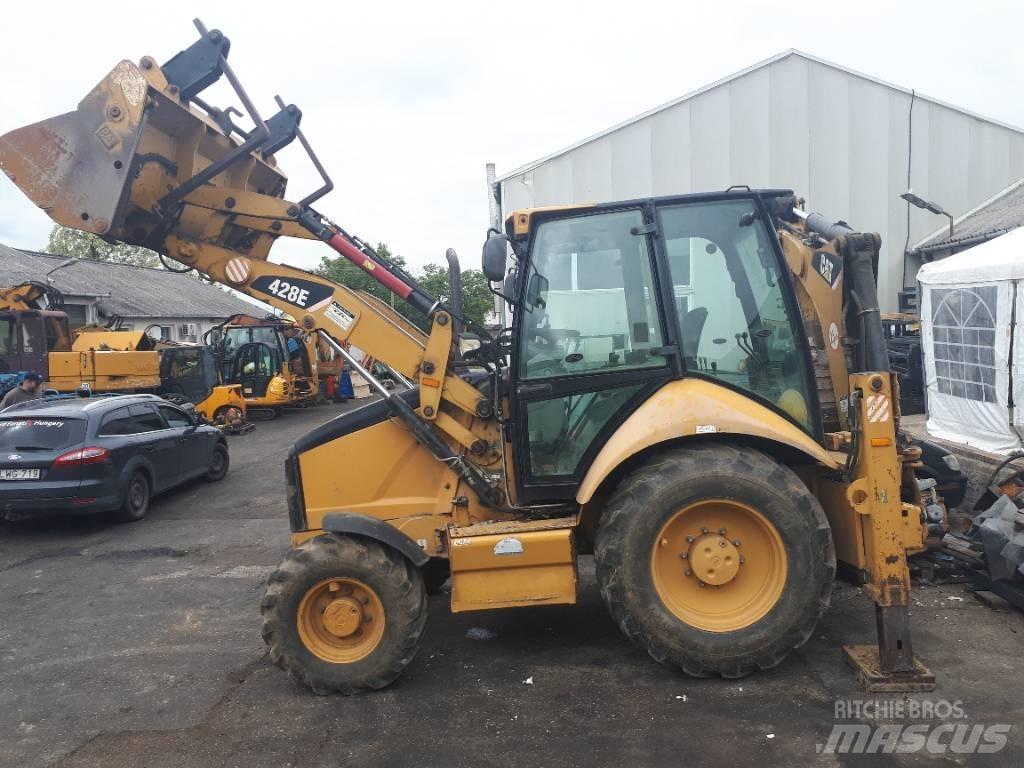 CAT 428 D لوادر ذات جرافات عكسية