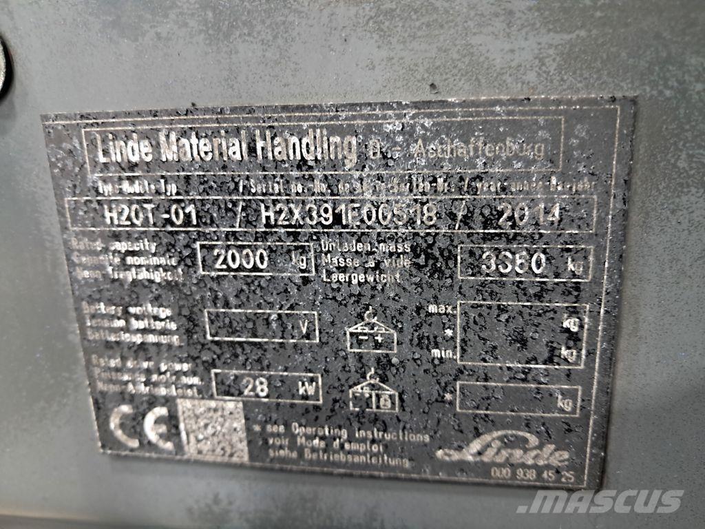 Linde H20T-01 شاحنات LPG