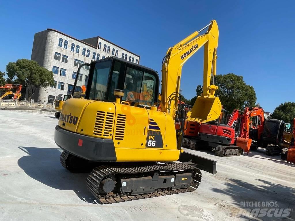 Komatsu PC 56 حفارات صغيرة أقل من 7 طن (حفارات صغيرة)