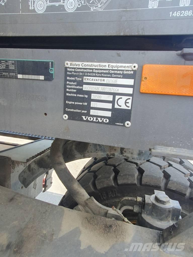 Volvo EW 160 E حفارات بعجل
