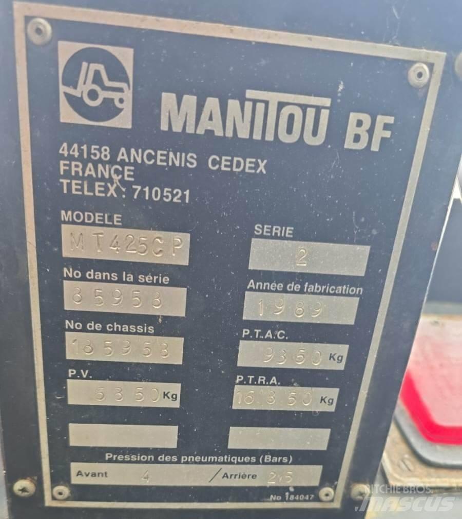 Manitou MT 425 CP مناولات متداخلة