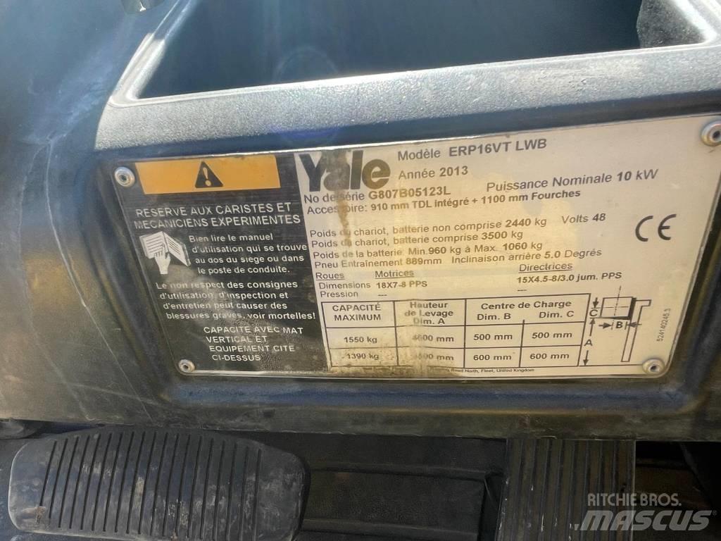 Yale ERP 16 VT شاحنات ذات رافعات شوكية تعمل بالكهرباء