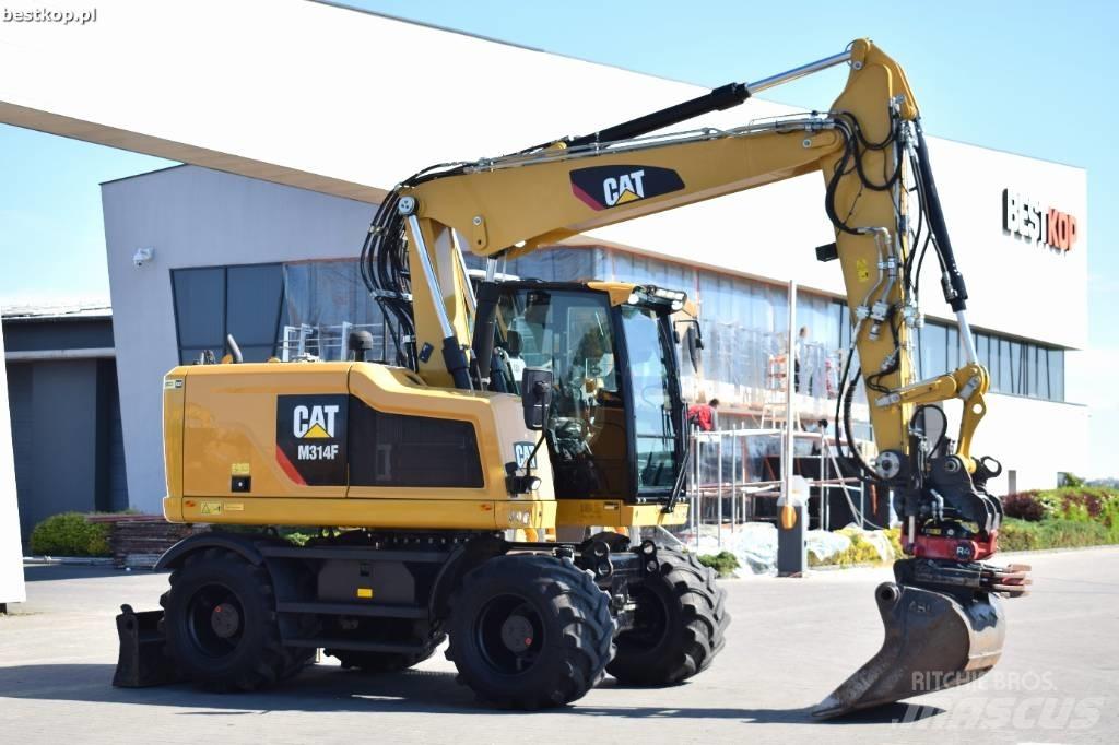CAT M314F حفارات بعجل