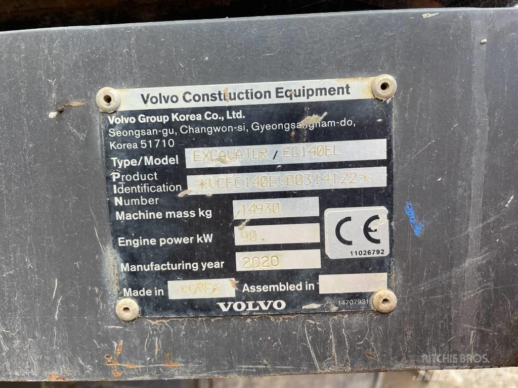 Volvo EC 140 EL حفارات زحافة