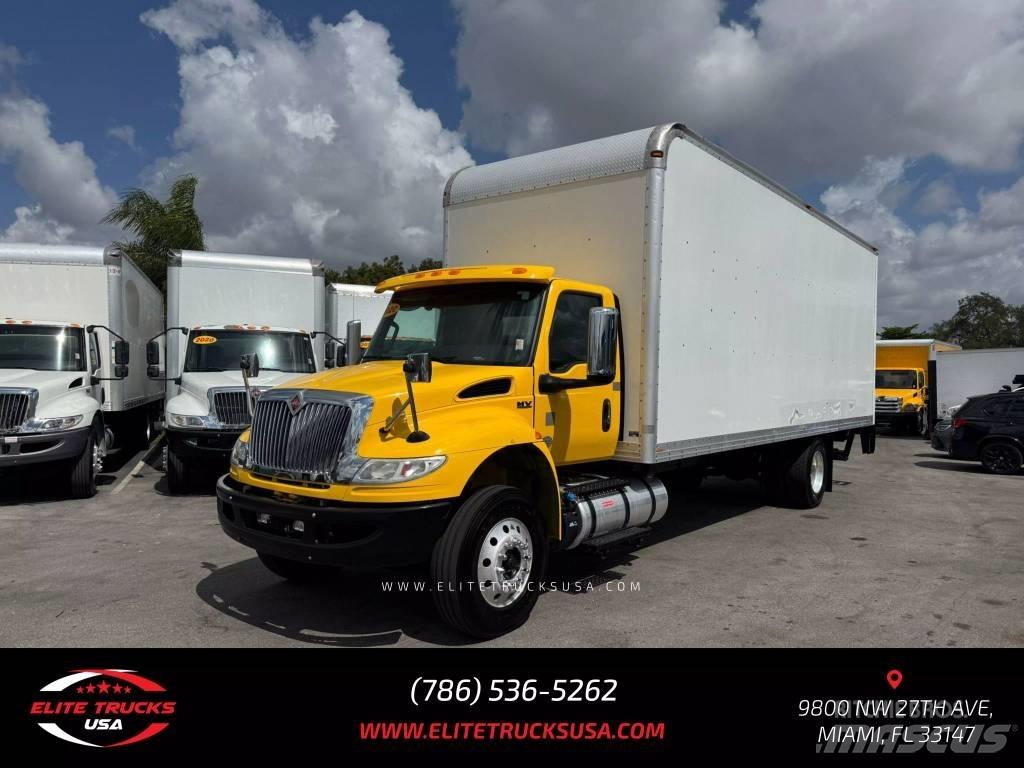 International MV607 شاحنات ذات هيكل صندوقي