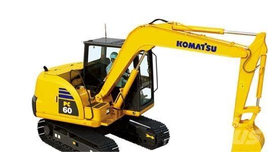 Komatsu PC 60-8 حفارات صغيرة أقل من 7 طن (حفارات صغيرة)