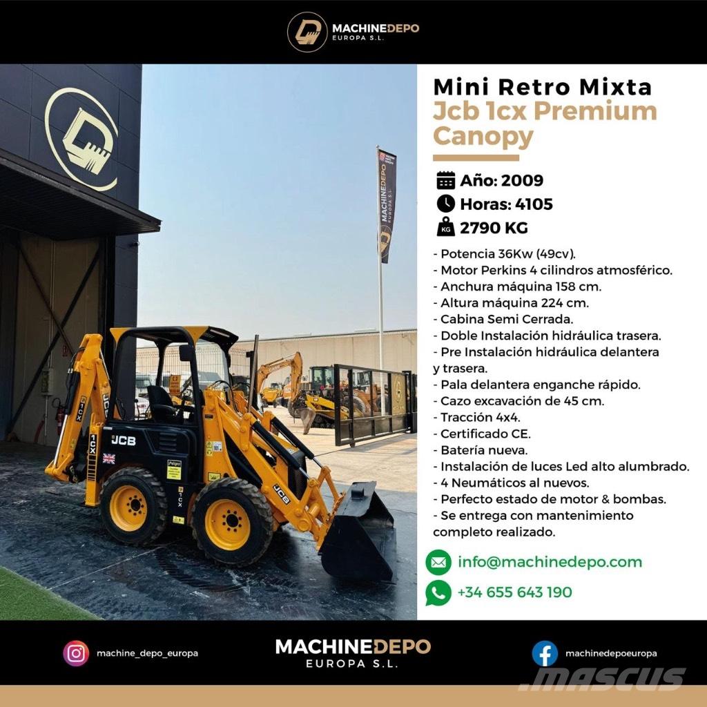JCB 1 CX لوادر ذات جرافات عكسية