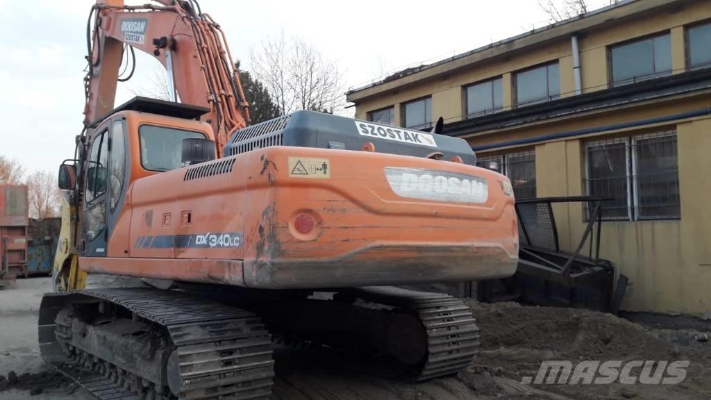 Doosan DX 340 LC حفارات زحافة