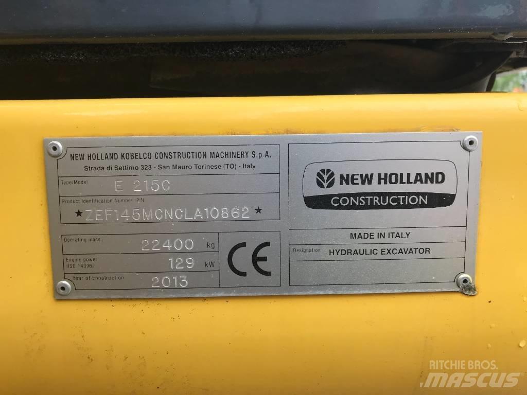 New Holland E 215 C حفارات زحافة