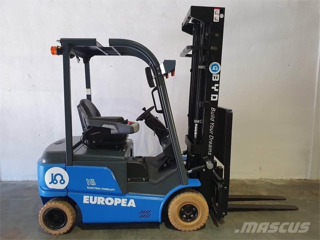 BYD ECB16D شاحنات ذات رافعات شوكية تعمل بالكهرباء