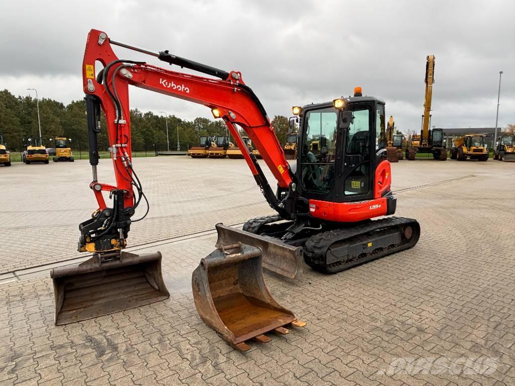 Kubota U55-4 حفارات صغيرة أقل من 7 طن (حفارات صغيرة)