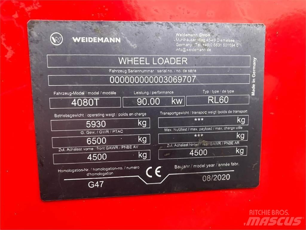 Weidemann 4080 T مناولات متداخلة