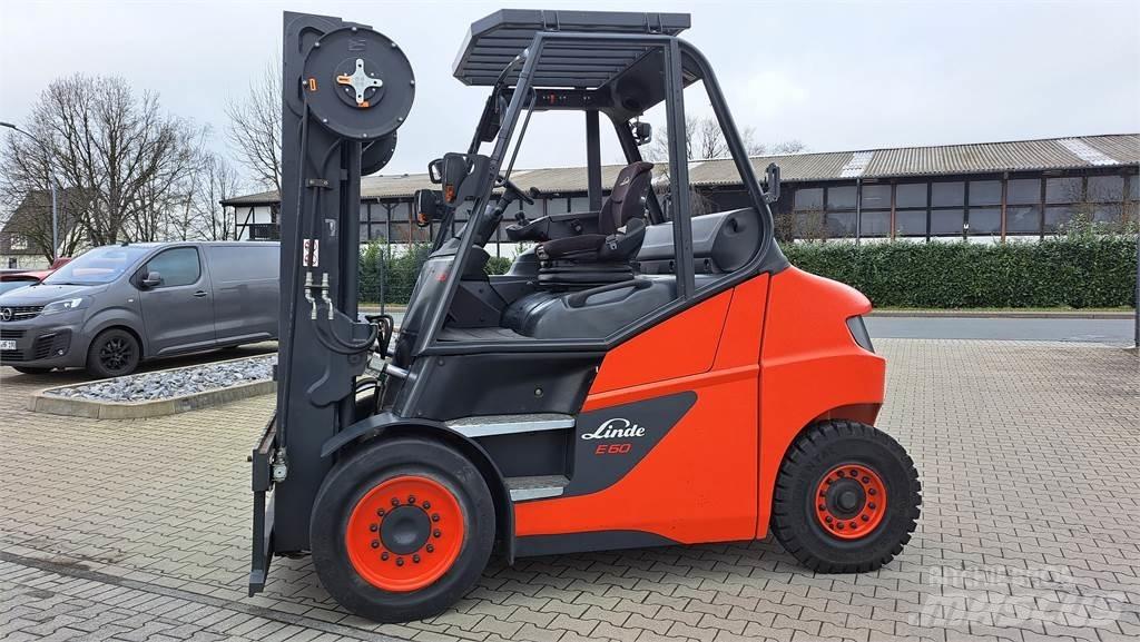 Linde E60 شاحنات ذات رافعات شوكية تعمل بالكهرباء