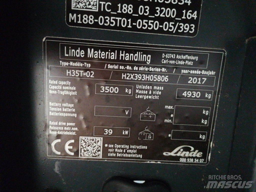Linde H35T-02 شاحنات LPG